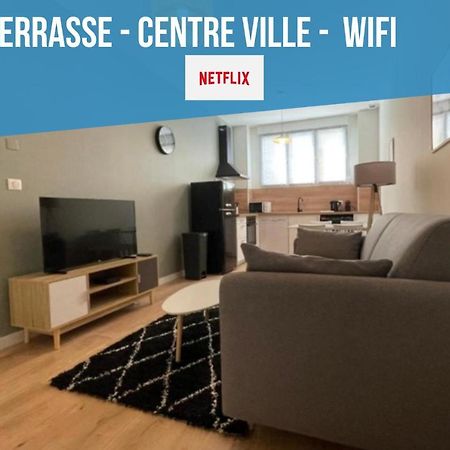 Centre Ville Superbe T2 Neuf Wifi Terrasse Netflix Perigueux Bagian luar foto